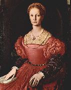 Agnolo Bronzino Portrat der oil on canvas